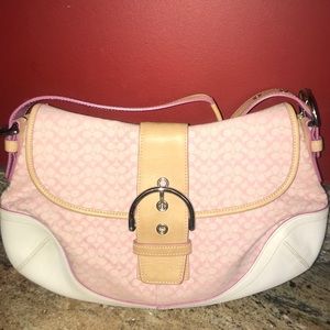 ⚠️$20 COACH PURSE⚠️ Coach Pink and Tan Purse